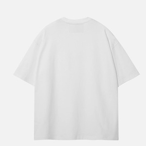 New Custom Logo Solid Vintage Acid Washed Knitted 240g 100% Cotton Anti-Wrinkle O-Neck Oversized Short Sleeve <b>T</b>-Shirt - Product Image 6