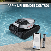Kabelloser Roboter-Poolreiniger mit APP-LiFi-Fernbedienung und Intelligenter Zonenreinigung für Eingelassene Schwimmbecken