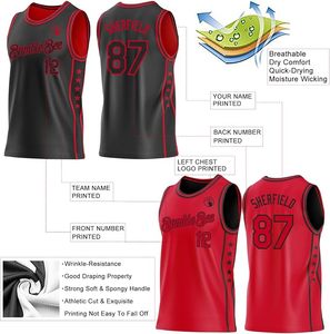 Uniformes de Baloncesto Personalizados Reversibles para Mujeres, Hombres, Jóvenes, Niños y Niñas, Diseño de Uniforme de Equipo, Camiseta y Pantalones Cortos para Práctica Deportiva - Product Image 5
