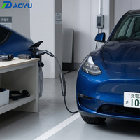 Convertisseur de charge pour véhicules électriques de type 2 vers NACS, 250 kW haute puissance, compatible avec la plupart des modèles de véhicules électriques à port NACS
