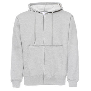Sweat-shirt à capuche unisexe pour homme, 330 g/m², fermeture éclair, polaire, OEM, logo personnalisable, décontracté, sport, vente en gros - Product Image 5