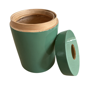 Wholesale Spun Bamboo Waste <b>Bin</b> With <b>Lid</b>, Bamboo Trash Can Paper Waste For Desktop Office Bedroom Living Room From Vietnam - Product Image 3