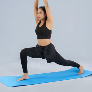 Leggings de Yoga 2 en 1 de Poliéster y Algodón Tejido, Ligeros, de Cintura Media, Casuales para Adultos, Calidad Premium 2026 - Product Image 4