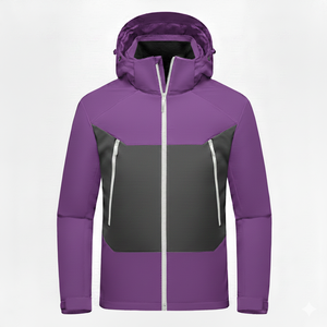 Chaqueta Softshell Impermeable con Capucha para Hombre, Ropa de Aventura al Aire Libre, Chaqueta Softshell Ajustada para Mujer, Prenda Exterior Elegante y de Corte Entallado - Product Image 6