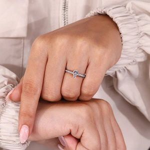 Anillo Corte Ataúd con Halo Oculto, Anillo de Diamante Cultivado en Laboratorio de 1.12 Quilates, Anillo de Compromiso, Anillo de Boda, Joyería, Anillo de 14k - Product Image 2