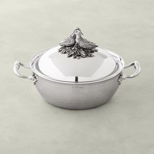 Stylish Stainless Steel Serving Dish With Modern Design For Serving Food In Parties Weddings And Events - Product Image 2
