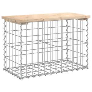 Banco de Jardín Compacto de Madera de Pino Sólido, Banco de Patio Natural - Product Image 2