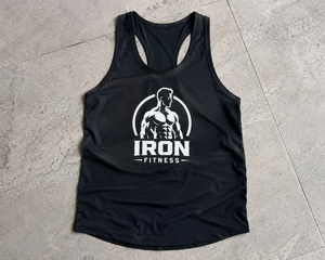 Custom Men <b>Stringer</b> Tank Top Bodybuilding Gym <b>Vest</b> Sleeveless Workout Shirt Fitness Training Quick Dry Athletic Sportswear Black - Product Image 6