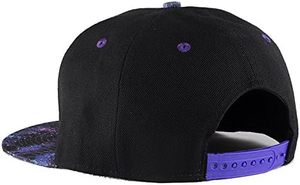 Snapback <b>Hat</b> for Men Women Style Colorful <b>Flat</b> Bill <b>Hats</b> Teens Adjustable Baseball Cap - Product Image 2