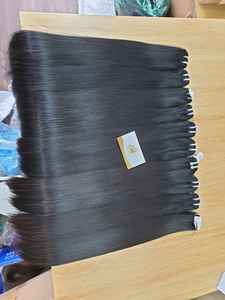 Vente en gros extensions de cheveux naturels droits pleine épaisseur trame à la machine cheveux humains vietnamiens bruts fabricants directs - Product Image 6