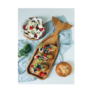 ถาดไม้ทำมือสำหรับเสิร์ฟชีส ขนมปัง ของว่าง และตกแต่งโต๊ะอย่างมีสไตล์สำหรับงานสังสรรค์ - Product Image 5