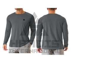 Camisetas Polo de Manga Larga para Hombre, Color Sólido, 100% Algodón, con Logotipo Personalizado - Product Image 6