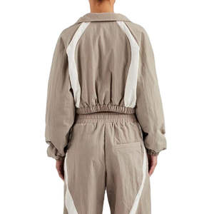 Conjunto de Chaqueta y Pantalón Deportivo Cortavientos de Alta Calidad 2026, Ropa Deportiva Ligera con Logotipo Personalizado para Mujer - Product Image 5