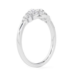 Oval Cut Lab Grown Diamond Cute <b>Unique</b> <b>Engagement</b> <b>Ring</b> for Women by RITZIN - Product Image 6