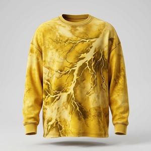 Sudadera térmica de invierno con lavado ácido para hombre, textura gofrada, jersey para clima frío, ropa al por mayor - Product Image 1