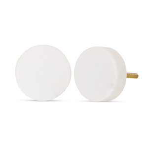 Shubham Handmade Marble <strong>Drawer</strong> <strong>Knobs</strong> &amp; Dresser <strong>Pulls</strong> with Carved Floral Pattern for Kitchen Cabinets - Product Image 2