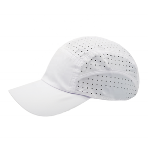Casquette de sport unisexe 6 panneaux en polyester 100 % maille satinée respirante, imperméable, réglable, à séchage rapide, motif léopard et losanges, collection Printemps/Été - Product Image 1