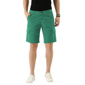 Shorts décontractés pour hommes, confortables et tendance, avec logo personnalisé, de haute qualité, respirants et à séchage rapide, en coton. - Product Image 2