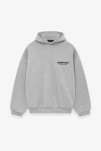 Orange Cartoon Print Hooded Sweatshirt Men Streetwear Oversized <b>Back</b> Logo Plastisol Cotton Knitted Autumn Fit - Product Image 3