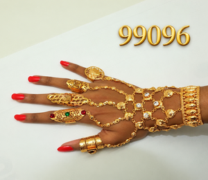 Juego de Joyería Nupcial Tradicional MOLL JEWELLERS 99100 con Circonitas, Diseño de Constelación, Anillos para Mujer, Accesorios de Boda, Oro de 24K - Product Image 2