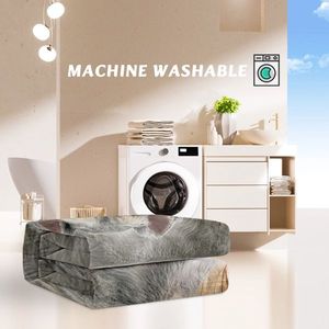 Manta de Franela para Schnauzer, Súper Suave y Cálida, para Perros, para Sofá, Silla, Cama u Oficina, con un Lindo Diseño de Schnauzer - Product Image 6