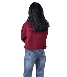 Sudaderas con capucha para mujer, top corto de alta calidad con diseño personalizado, novedad - Product Image 2