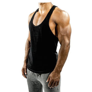 <b>Men's</b> Tank Top <b>Compression</b> Heavyweight Cotton Sleeveless T-<b>shirts</b> Gym Stringer Fitness Running Singlet Tight <b>Men</b> Ribbed Tank Top - Product Image 2