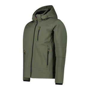 Fashion Zipper Closure Softshell <b>Jacket</b> Waterproof Windproof Breathable Casual Outdoor Hiking <b>Fleece</b> <b>Lining</b> Softshell <b>Jackets</b> - Product Image 6