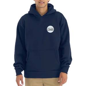 Sudaderas con Capucha Extra Grandes de 550 GSM al por Mayor, Sudadera de Felpa de Algodón de 450 GSM sin Cordones - Product Image 1