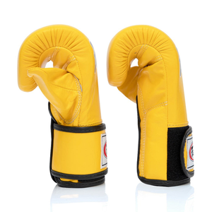 ถุงมือชกมวยหนังแท้ Fairtex แบบปรับแต่งได้ นุ่มสบาย สำหรับการฝึกซ้อมมืออาชีพ ถุงมือสำหรับชกกระสอบทราย ศิลปะการต่อสู้ แบบติดตีนตุ๊กแก - Product Image 2