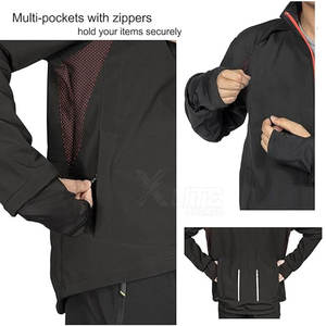 Veste de cyclisme personnalisée en polyester respirant, coupe athlétique, pour la pratique du cyclisme, les séances de fitness et les performances en extérieur - Product Image 6