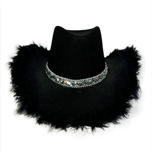 Chapeau de cowboy Western Travel, style export américain, 100 % polyester, décontracté et tendance pour l'été, avec une coupe moderne et un look professionnel. - Product Image 6