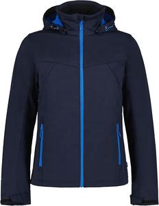 Vente en gros Veste Softshell Imperméable pour Homme 2025 Tissu à Séchage Rapide Respirant Motif Imprimé Décontracté Grande Taille Fermeture Éclair Unisexe - Product Image 2