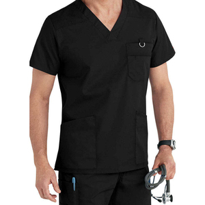 Unisex Twill Scrubs suit <b>set</b> Uniforms for Hospital Medical Use Customized Color Logo Needle Detection Women Men <b>Doctor</b> Style - Product Image 2