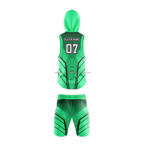 Maillots à capuche de compression 7v7 | Polyester respirant personnalisé | Uniformes de football drapeau pour jeunes, adultes et taille plus - Product Image 6