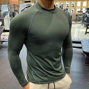 Athletic Gym T <b>Shirt</b> Quick Dry Sport T <b>Shirt</b> for <b>Men</b> <b>Compression</b> T <b>shirts</b> Custom Logo Breathable Tights <b>Compression</b> Breathable - Product Image 4