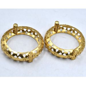 <b>indian</b> fashionable trending handmade designer goldplated brass western look openable <b>bangle</b> for girls and women - Product Image 2