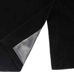 Abrigo Negro de Alta Calidad con Tela a Rayas, Cierre de un Solo Botón, Mangas Largas, Estilo Casual de Negocios, Traje para Boda, Blazer para Hombre - Product Image 6