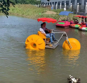 Vélo aquatique <span class=keywords><strong>pas</strong></span> <span class=keywords><strong>cher</strong></span> d'usine, 3 grandes roues, vélo aquatique à pédales pour adultes - Product Image 6