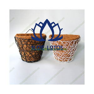 Maceta de Fibra de Coco Ecológica Blue Lotus, Biodegradable, para Viveros, con Poda de Raíces Natural, Suministros Agrícolas Modernos, MÁS VENDIDA - Product Image 1