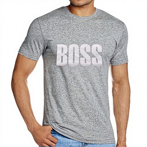 Camiseta Personalizada de Algodón Supima para Hombre, Talla Grande, Lisa, Informal Elegante, Marca Privada, OEM, Venta al por Mayor, Tirupur, India - Product Image 1