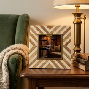 Handmade <b>Rustic</b> Modern Geometric Wood Tabletop Vase for Wedding Home Decor - Product Image 5