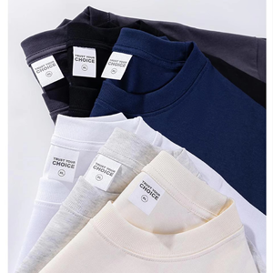 Camiseta de hombre 100% algodón, tejido liso, estilo oversized, con bolsillo, logotipo personalizado, serigrafía. - Product Image 6