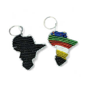 Beaded Embroidery Keychain: Handmade Hibiscus Bag Charm Bag Charm Accessories <b>Seed</b> Classic Keychain BY MULTI CRAFT - Product Image 2