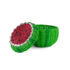 Woven <b>Rattan</b> <b>Storage</b> Decorative <b>Basket</b> Home Decorative Wicker <b>Basket</b> - Product Image 3