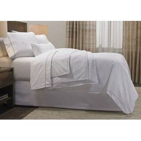 300TC Hotel <b>Bed</b> Sheet Set Stripe Cotton Bedding for King Size <b>Bed</b> & 2 Pillow <b>Covers</b> for Home & Hotel Use - Product Image 3