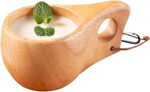 Taza Kuksa Hecha a Mano, Económica, de Madera, para Café, Ideal para Senderismo, Camping, Actividades al Aire Libre y Viajes - Product Image 4