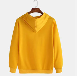 Sweat à capuche unisexe 100 % coton de haute qualité pour la gym et le streetwear printanier – Tissu polaire respirant à impression numérique - Product Image 5