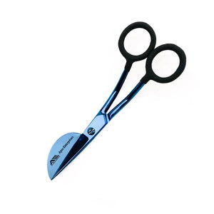 Ciseaux de tailleur en acier inoxydable pour tissu et ciseaux à bec de canard, ciseaux de coupe de 7 pouces, ciseaux à bec de canard Pelican pour la coupe des tissus - Product Image 6