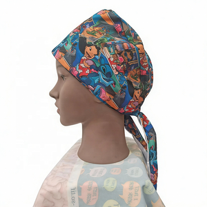 Cappelli da Infermiera con Fodera in Raso, Graziosi Cappelli Rosa per Ragazze, Berretti da Lavoro in Tessuto con Design a Laccio per Donne Infermiere - Product Image 4